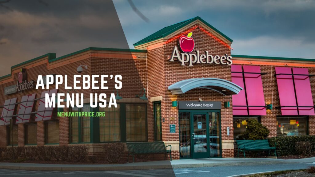 Applebee's Menu With Prices 2024 USA (UPDATED)
