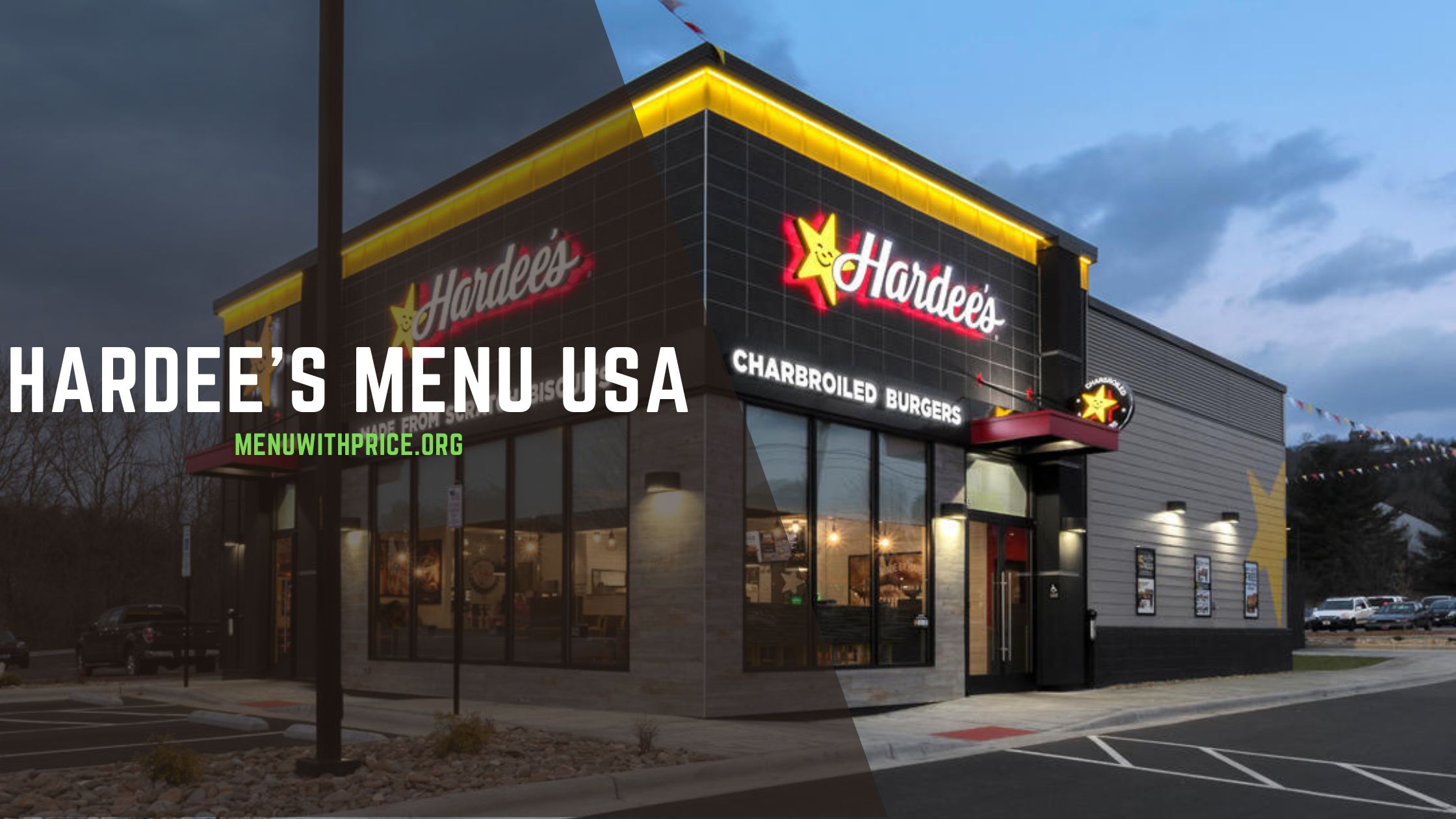 Hardee's Menu with Prices