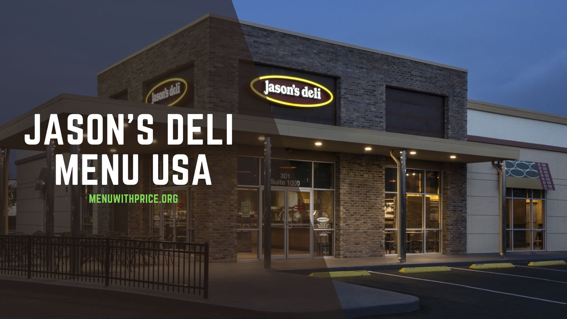 Jason's Deli Menu with Prices