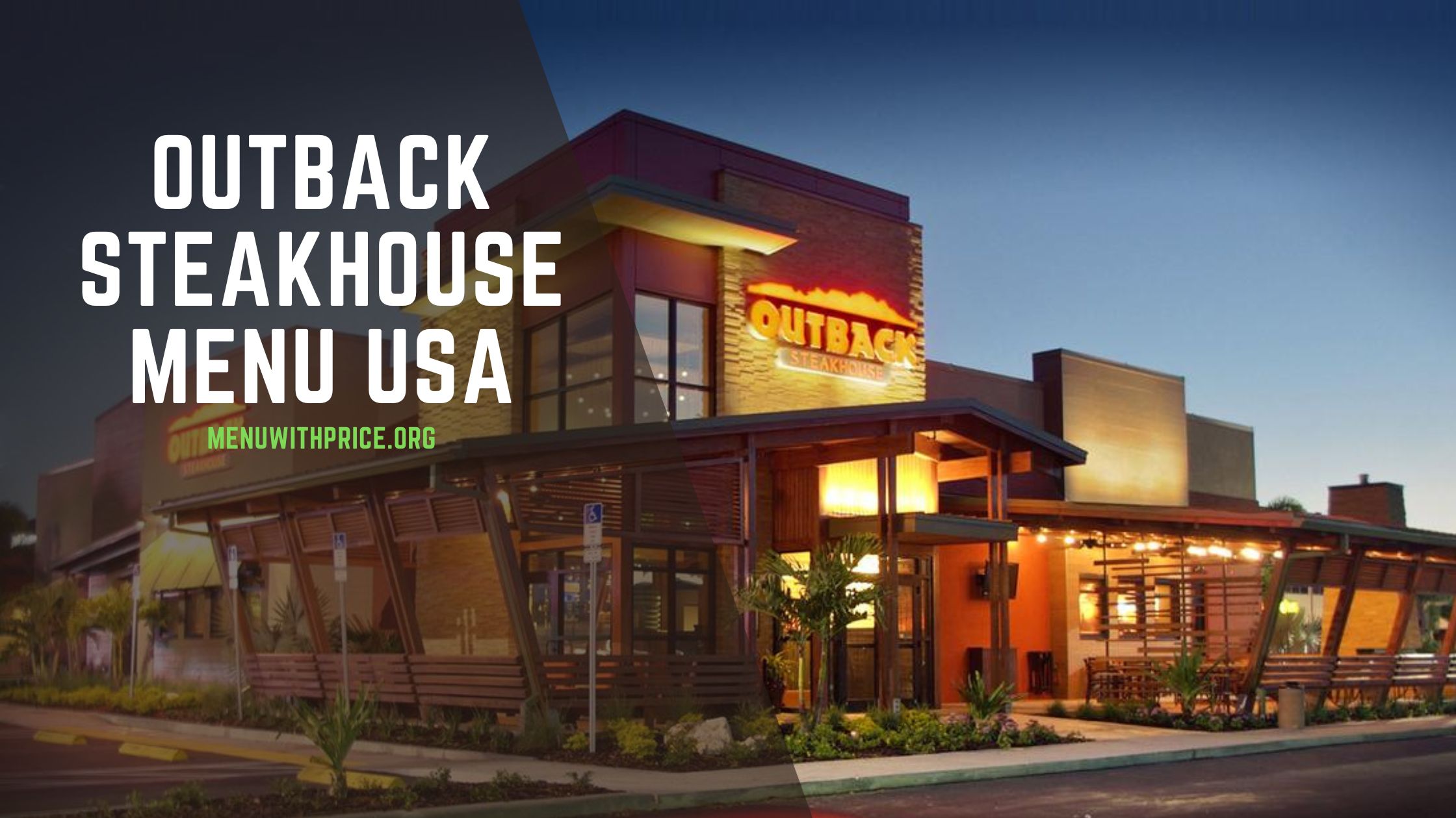Outback Steakhouse Menu with Prices