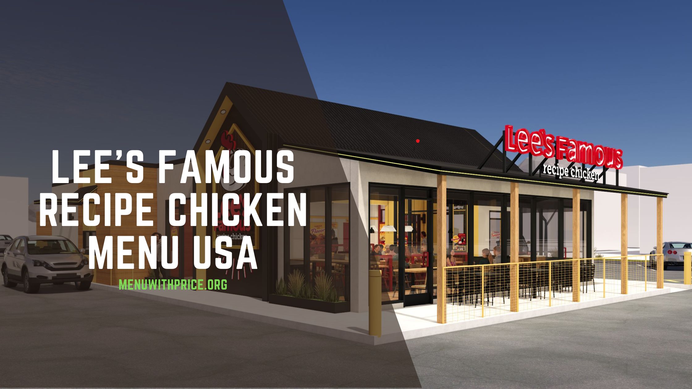 LEE'S FAMOUS RECIPE CHICKEN MENU USA