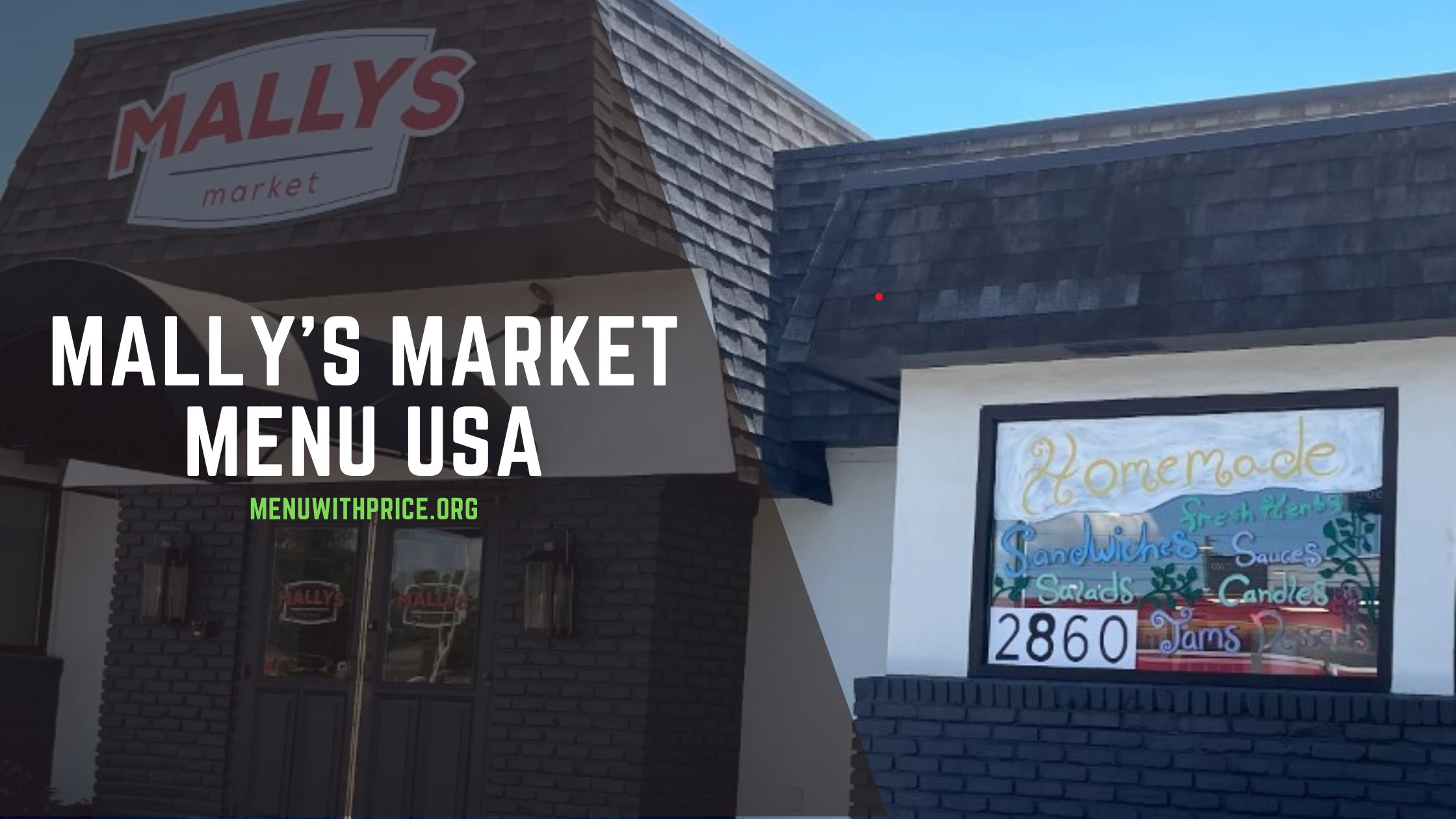 MALLY'S MARKET MENU USA
