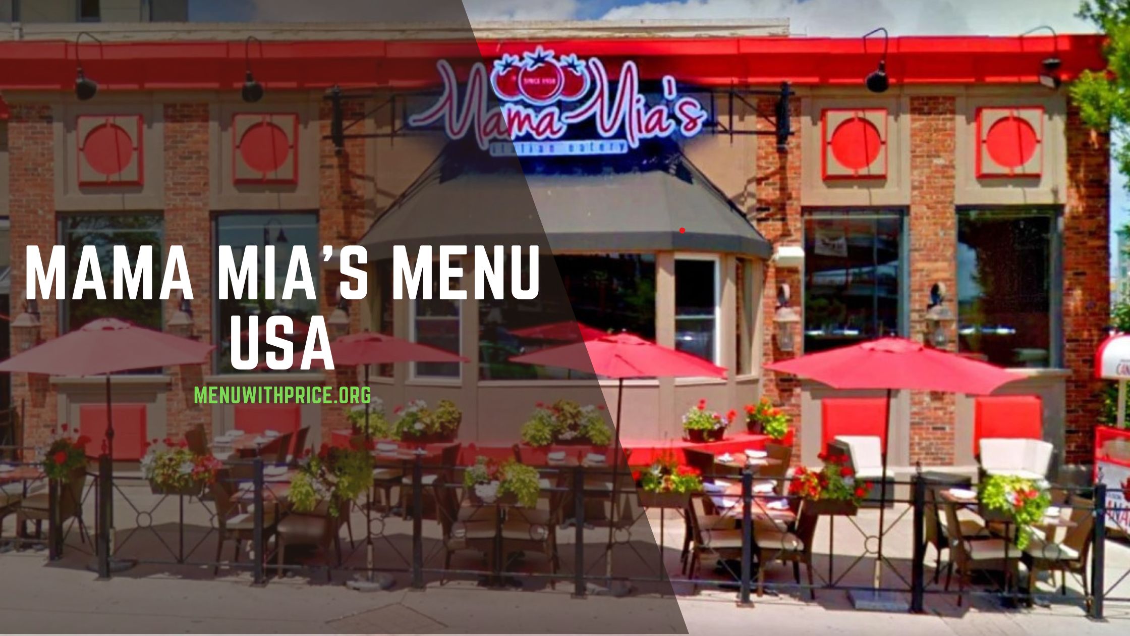 MAMA MIA'S MENU USA