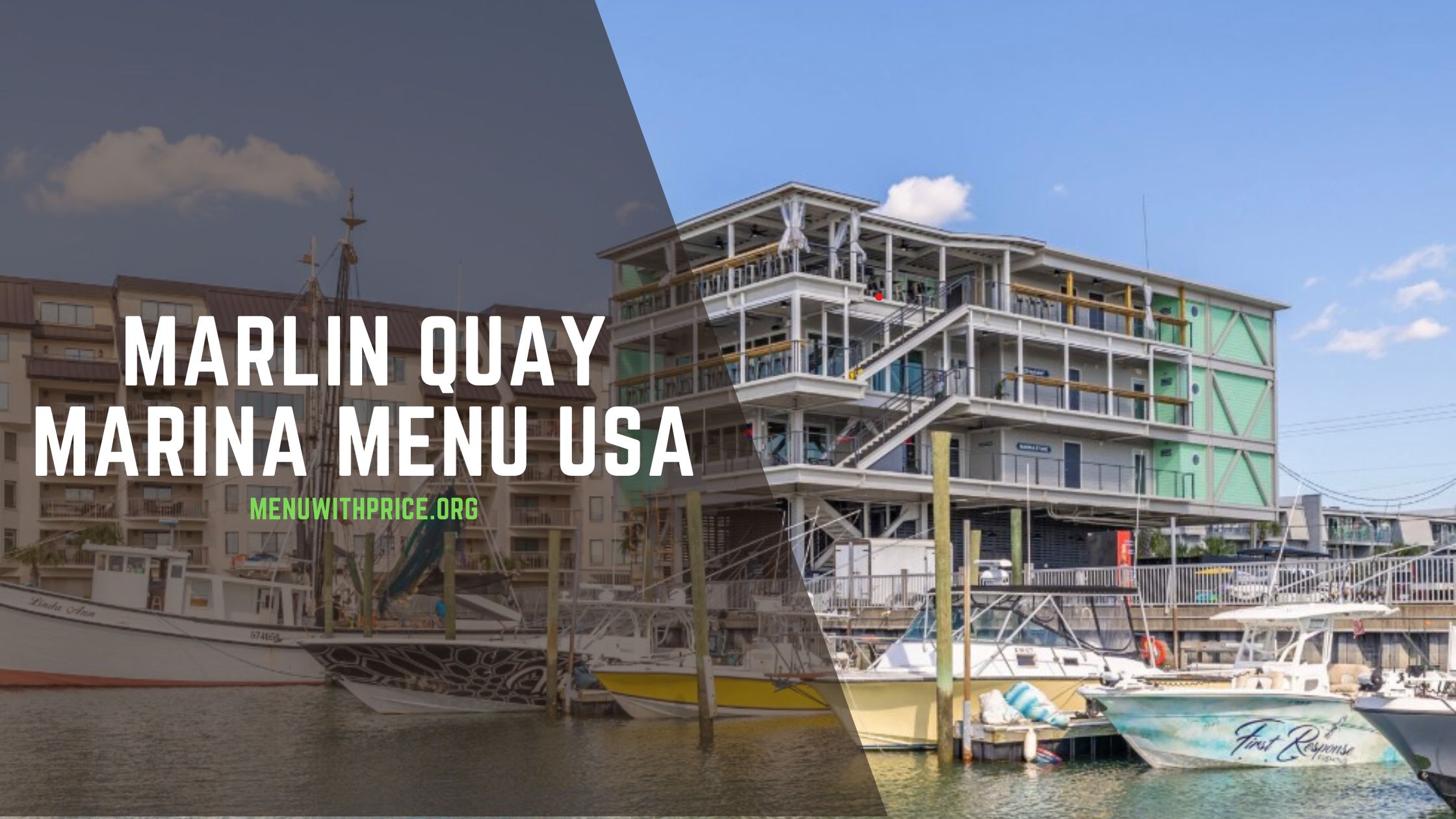 MARLIN QUAY MARINA MENU USA