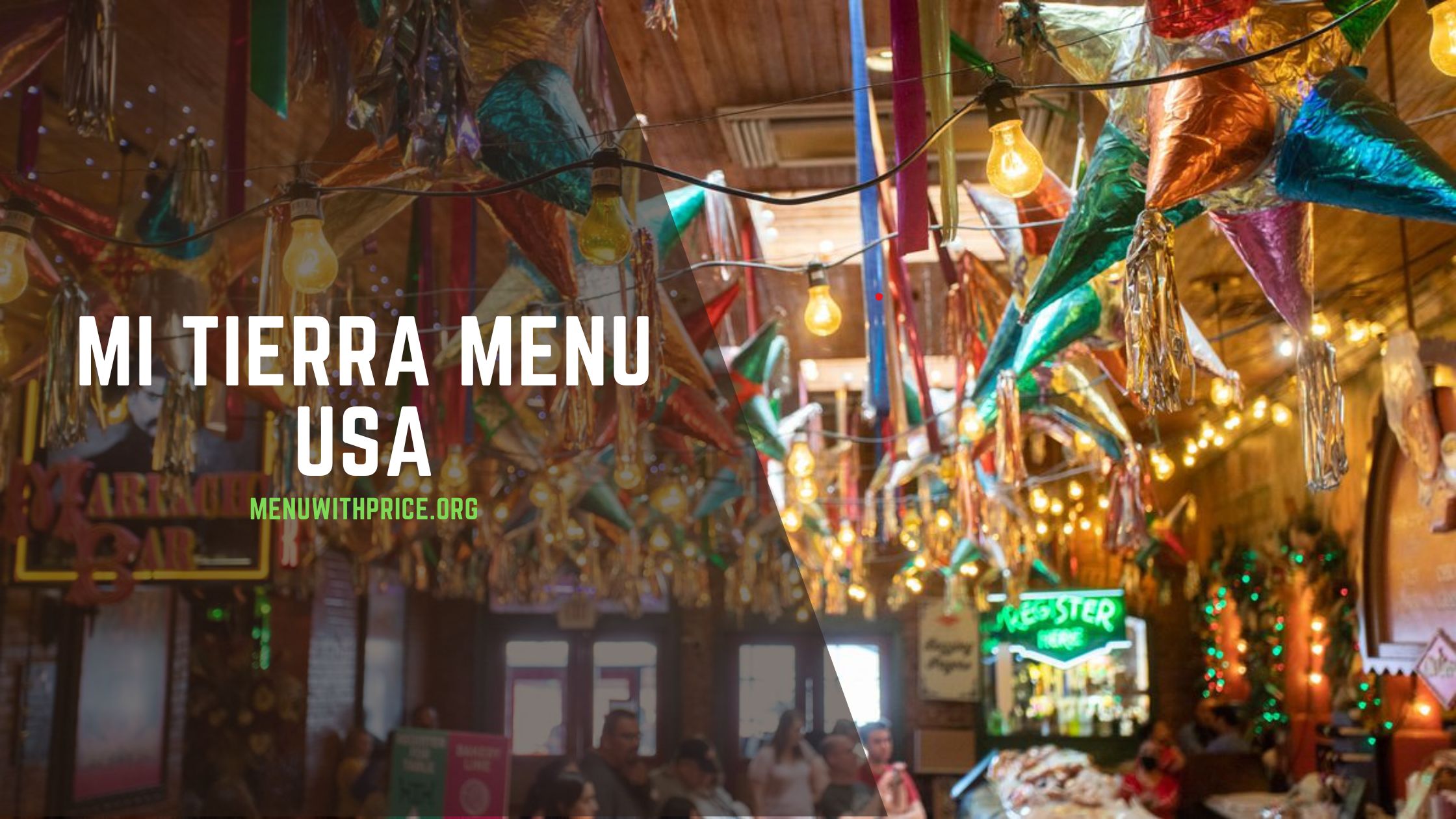 MI TIERRA MENU USA