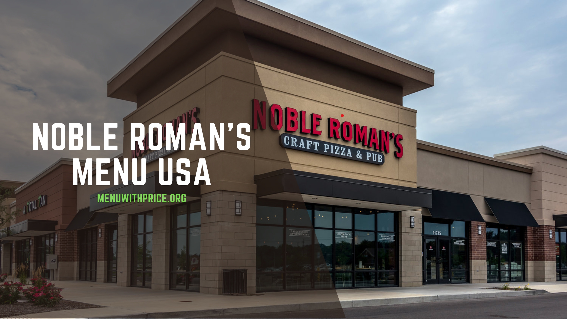 NOBLE ROMAN'S MENU USA