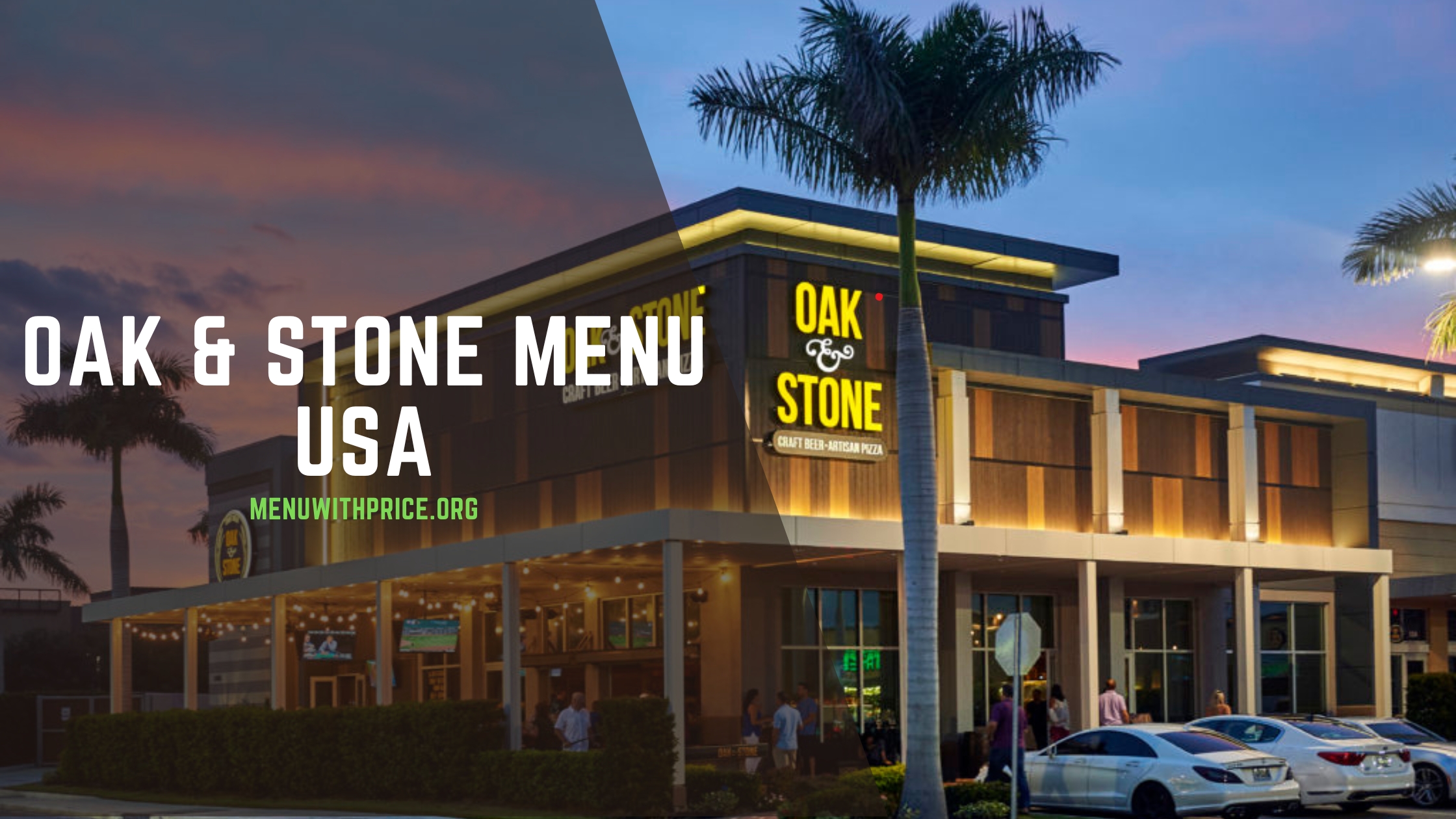 OAK & STONE MENU USA