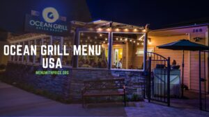 OCEAN GRILL MENU USA