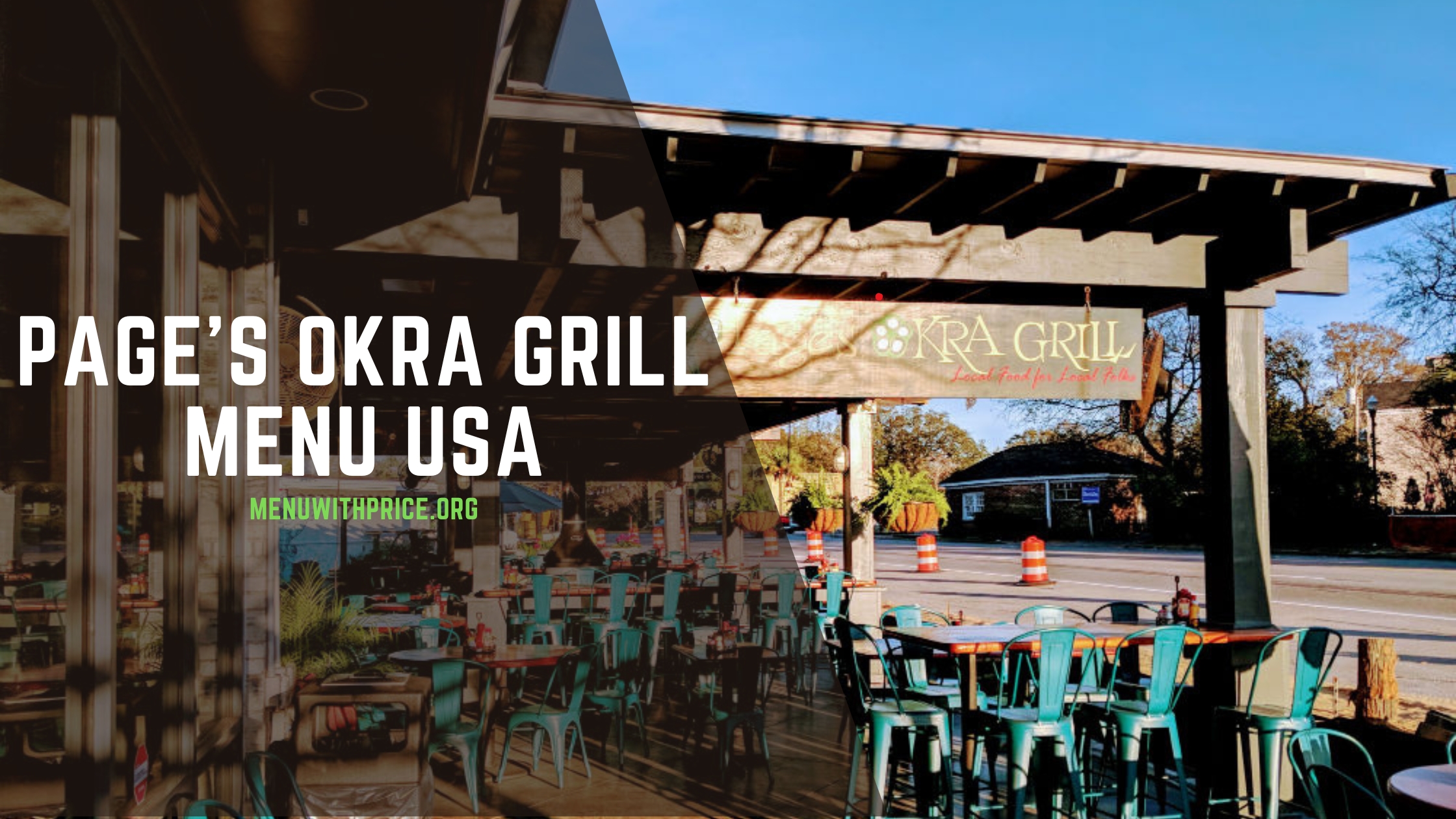 PAGE'S OKRA GRILL MENU USA