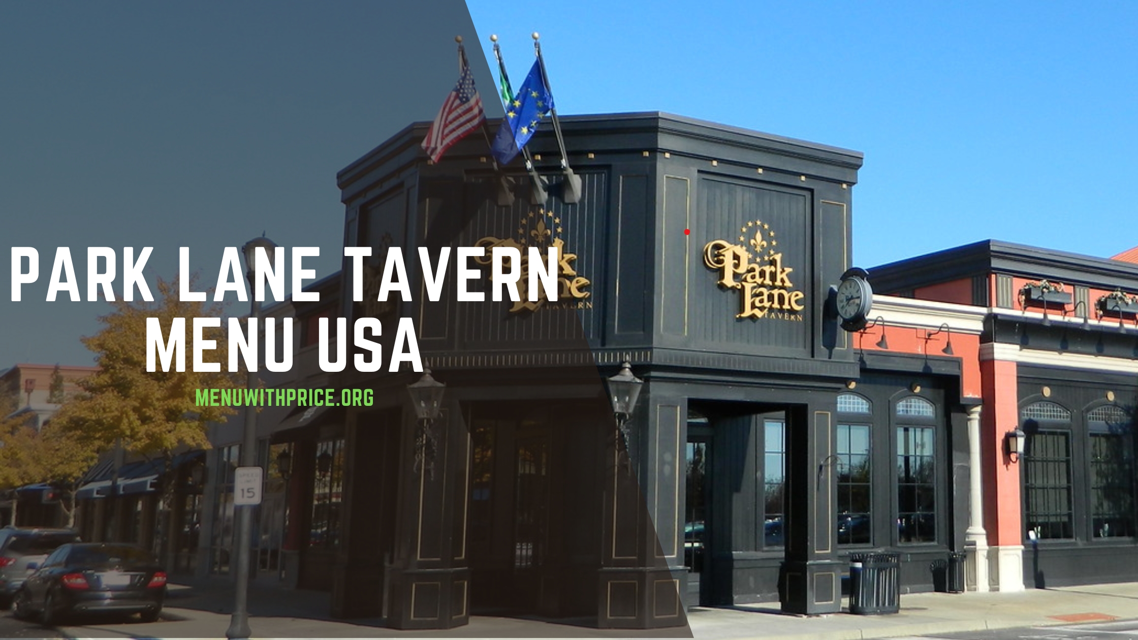 PARK LANE TAVERN MENU USA