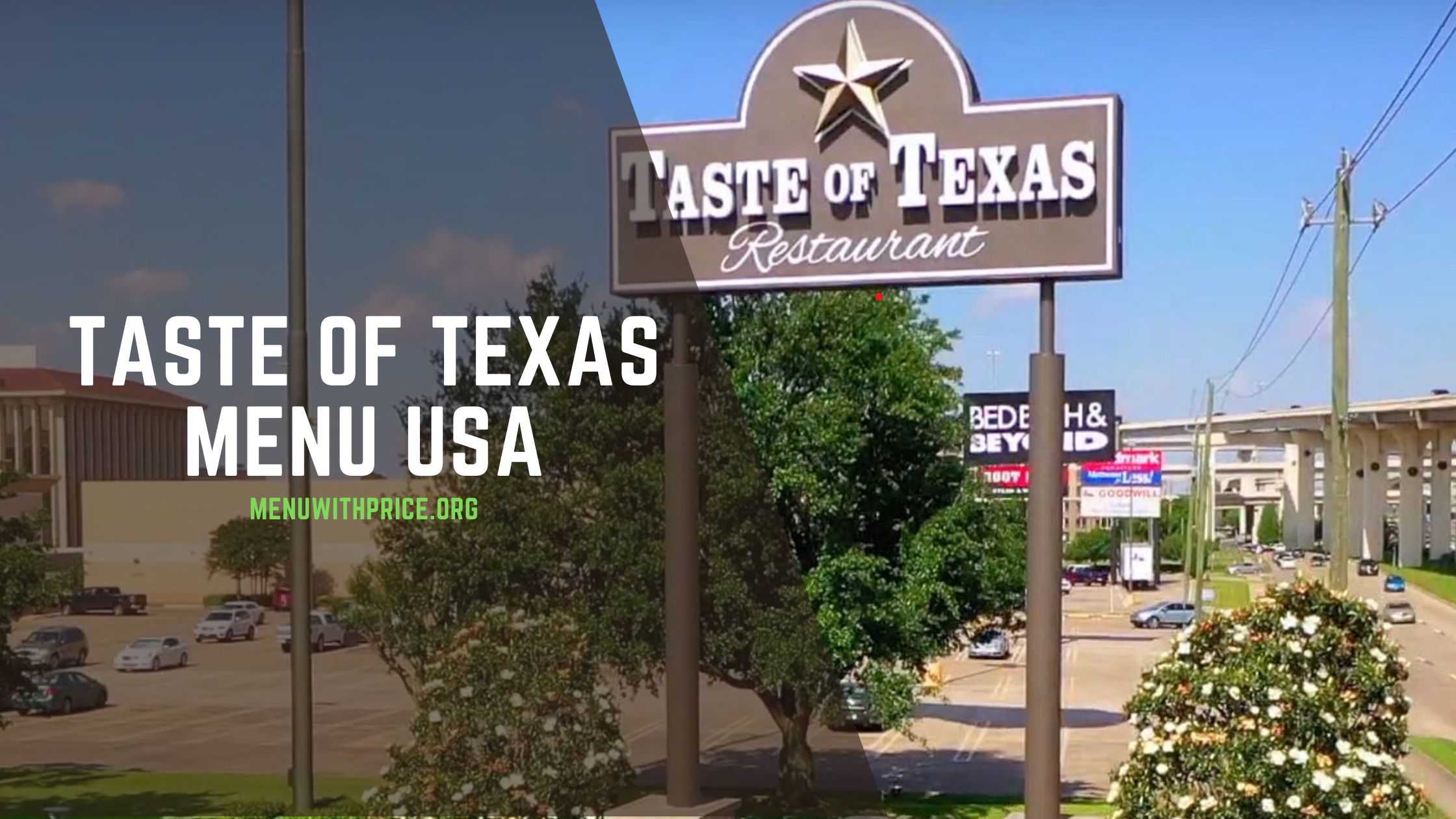 TASTE OF TEXAS MENU USA