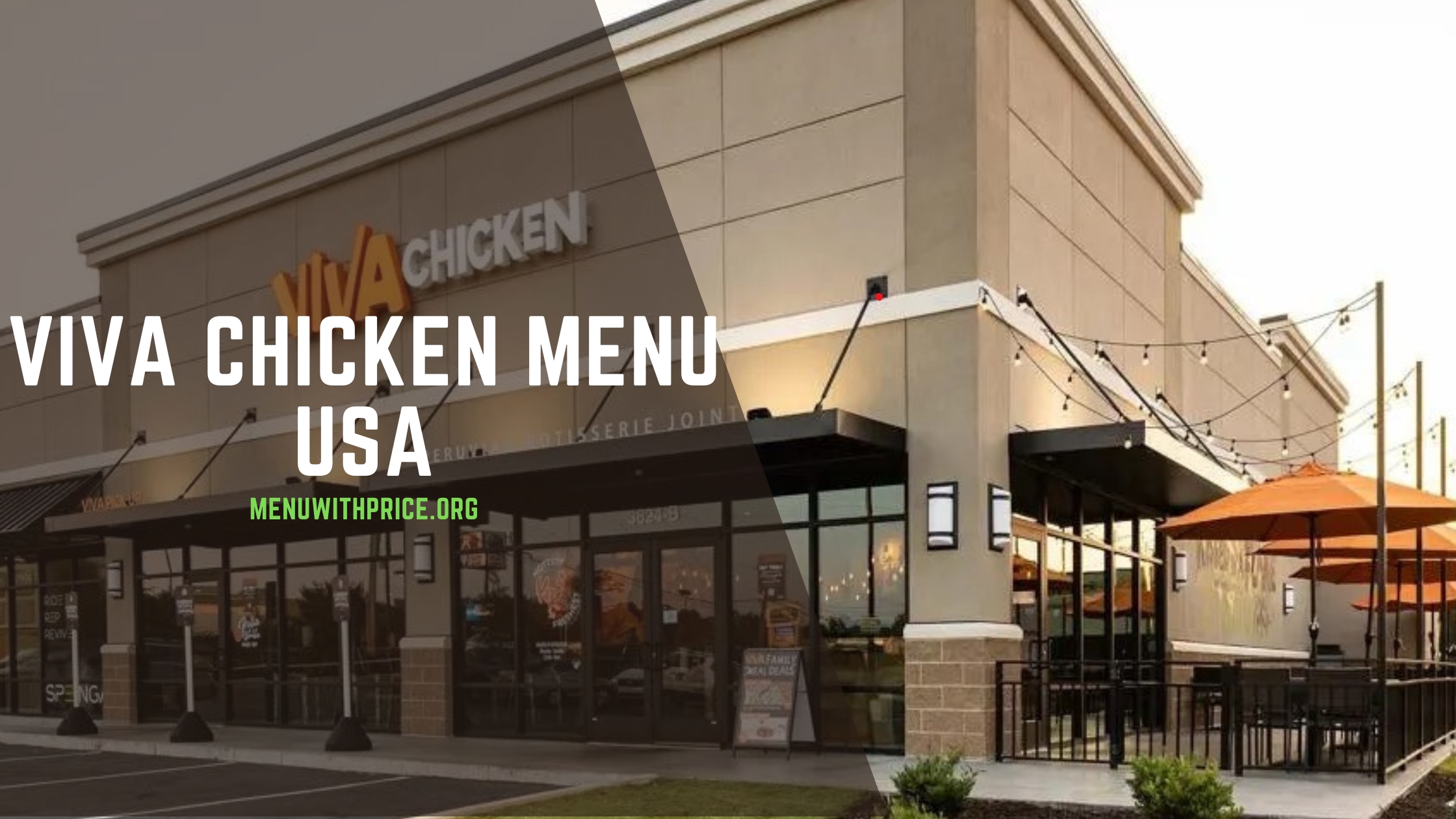 VIVA CHICKEN MENU USA