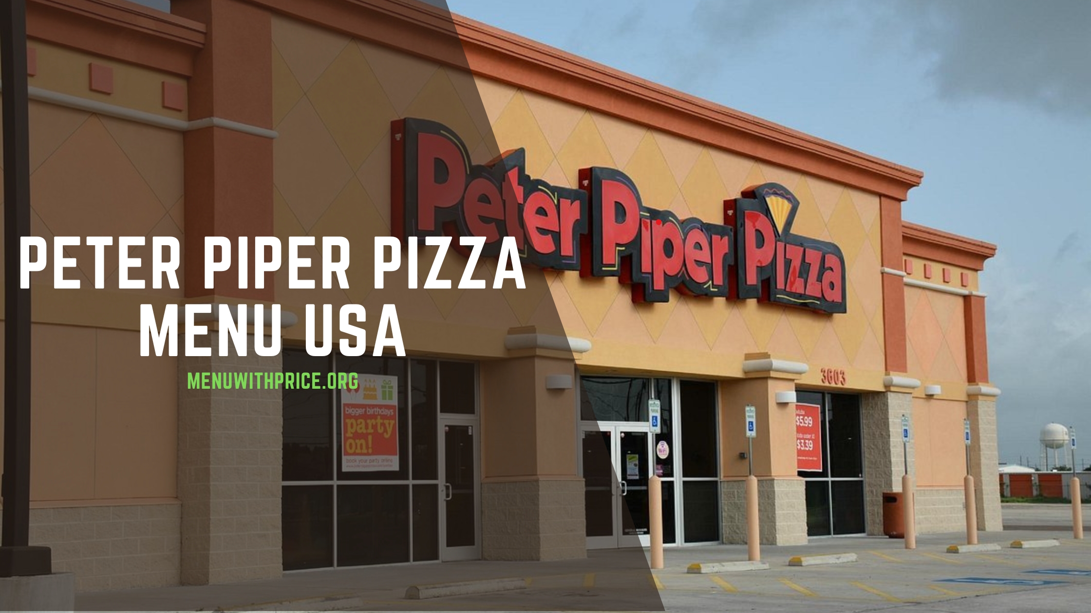 PETER PIPER PIZZA MENU USA
