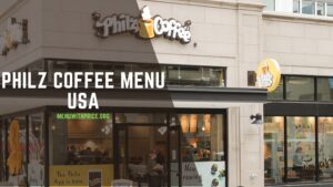 PHILZ COFFEE MENU USA