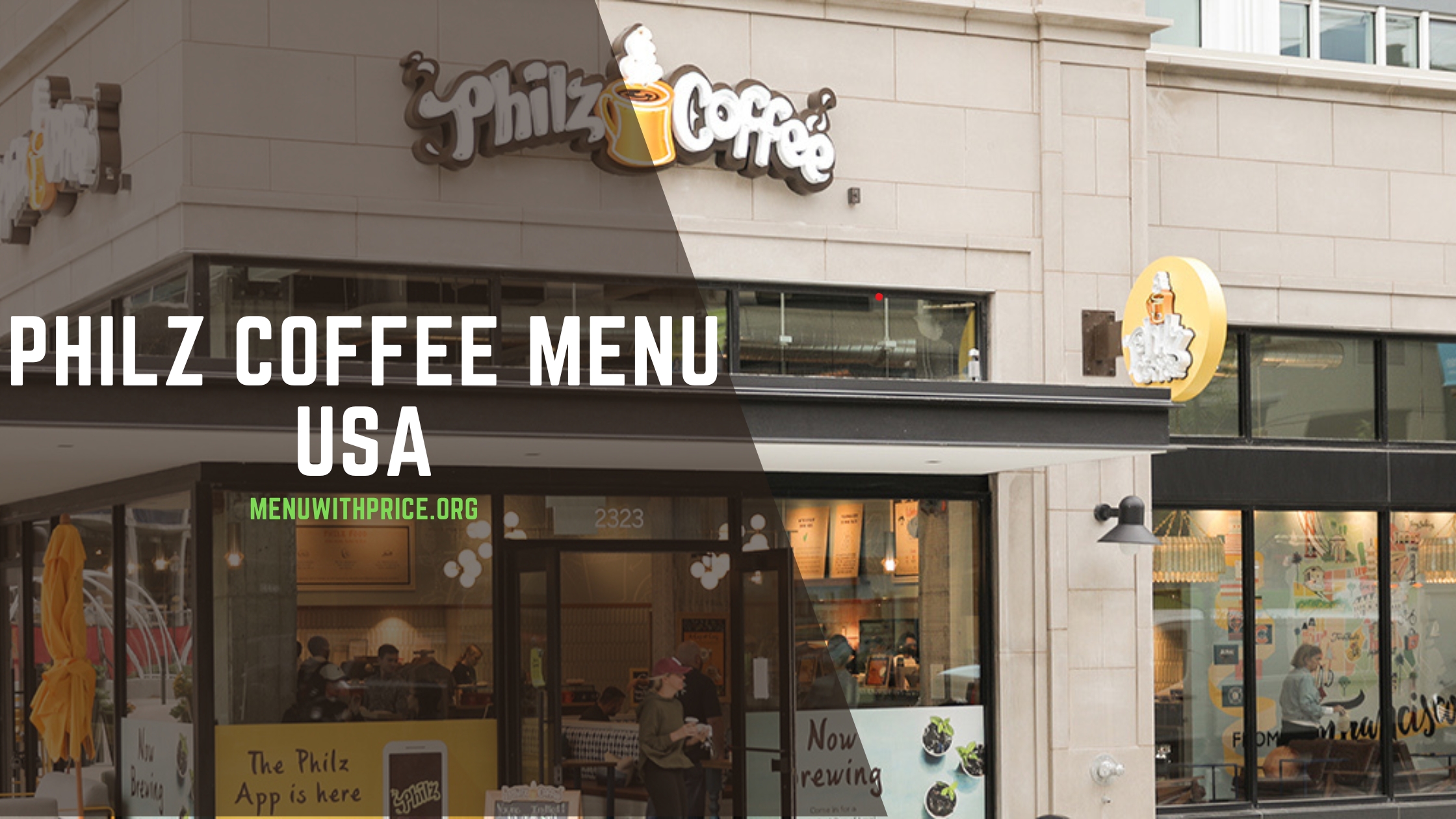 PHILZ COFFEE MENU USA