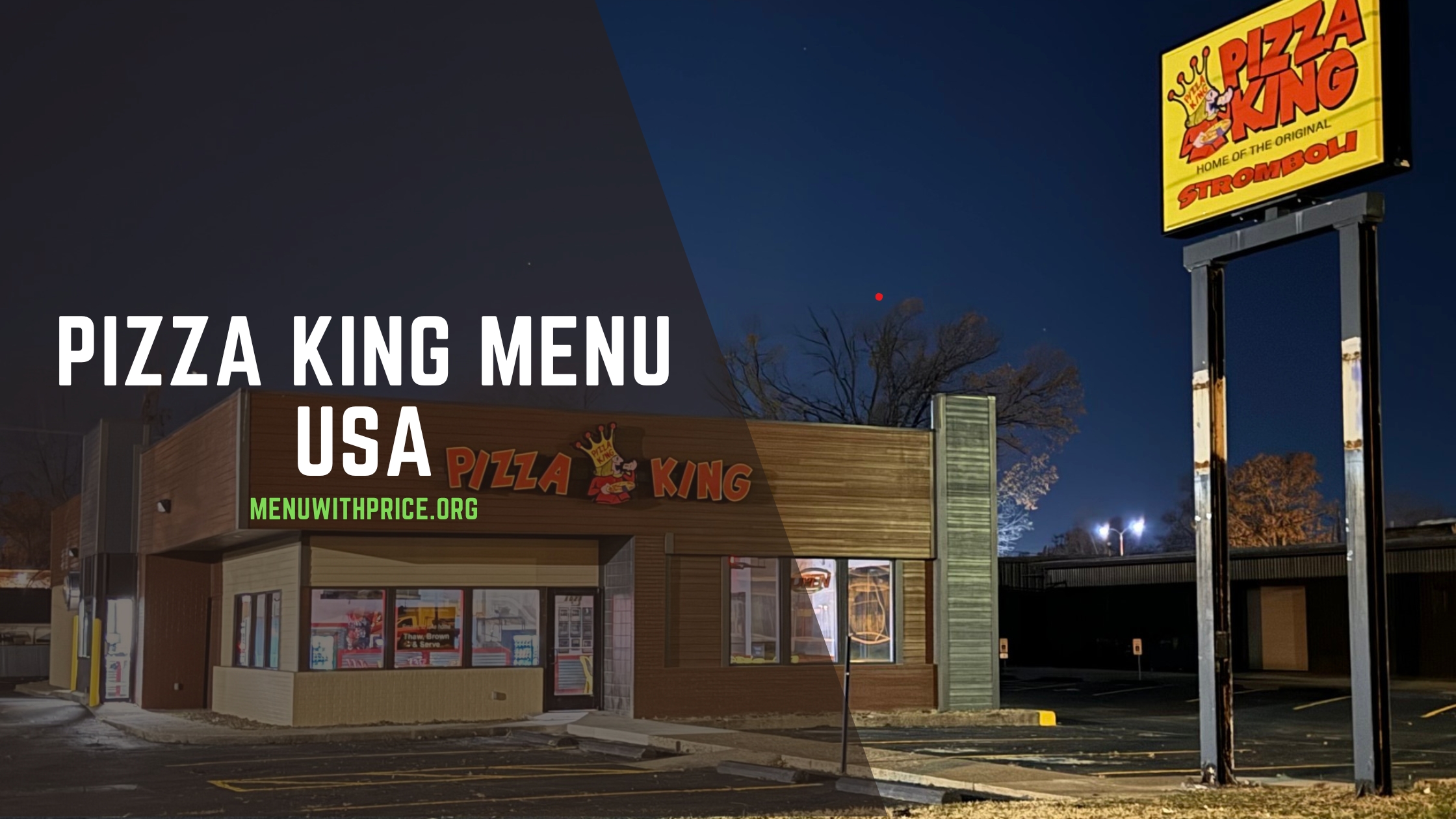 PIZZA KING MENU USA