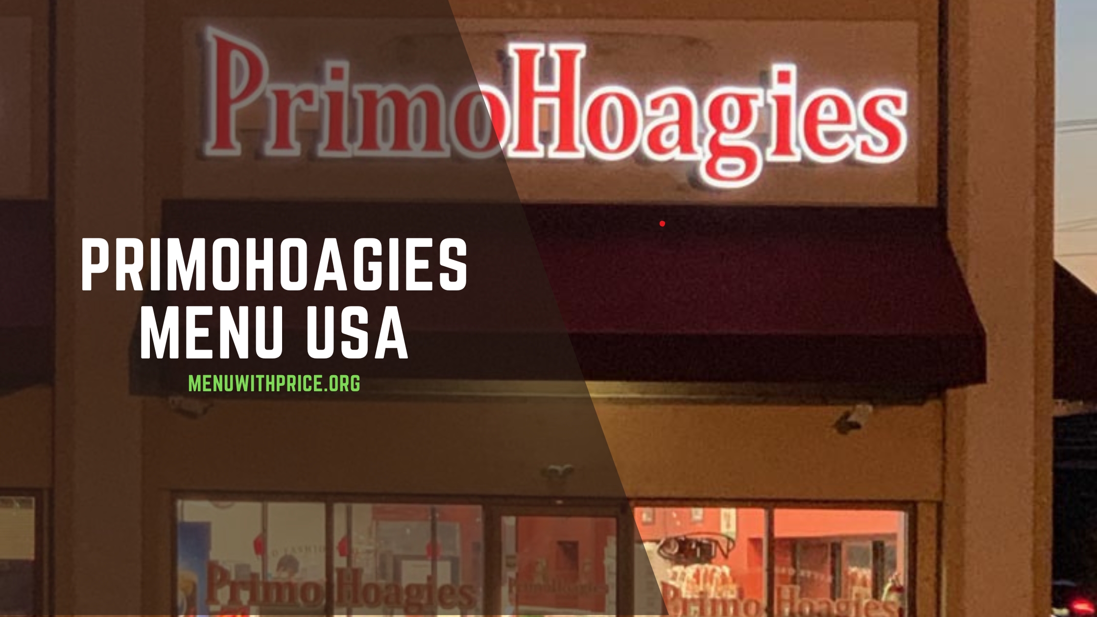 PRIMOHOAGIES MENU USA
