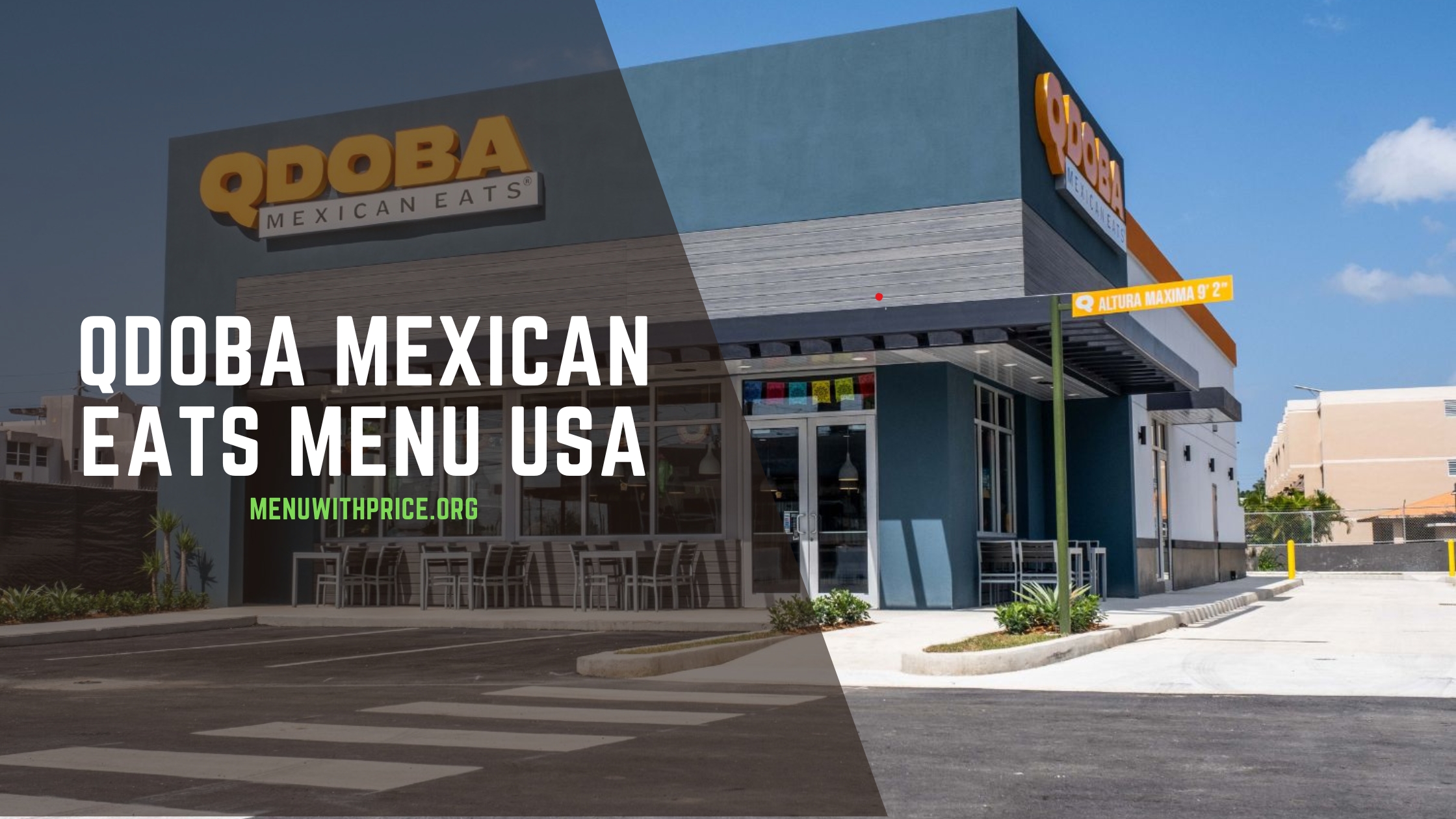QDOBA MEXICAN EATS MENU USA