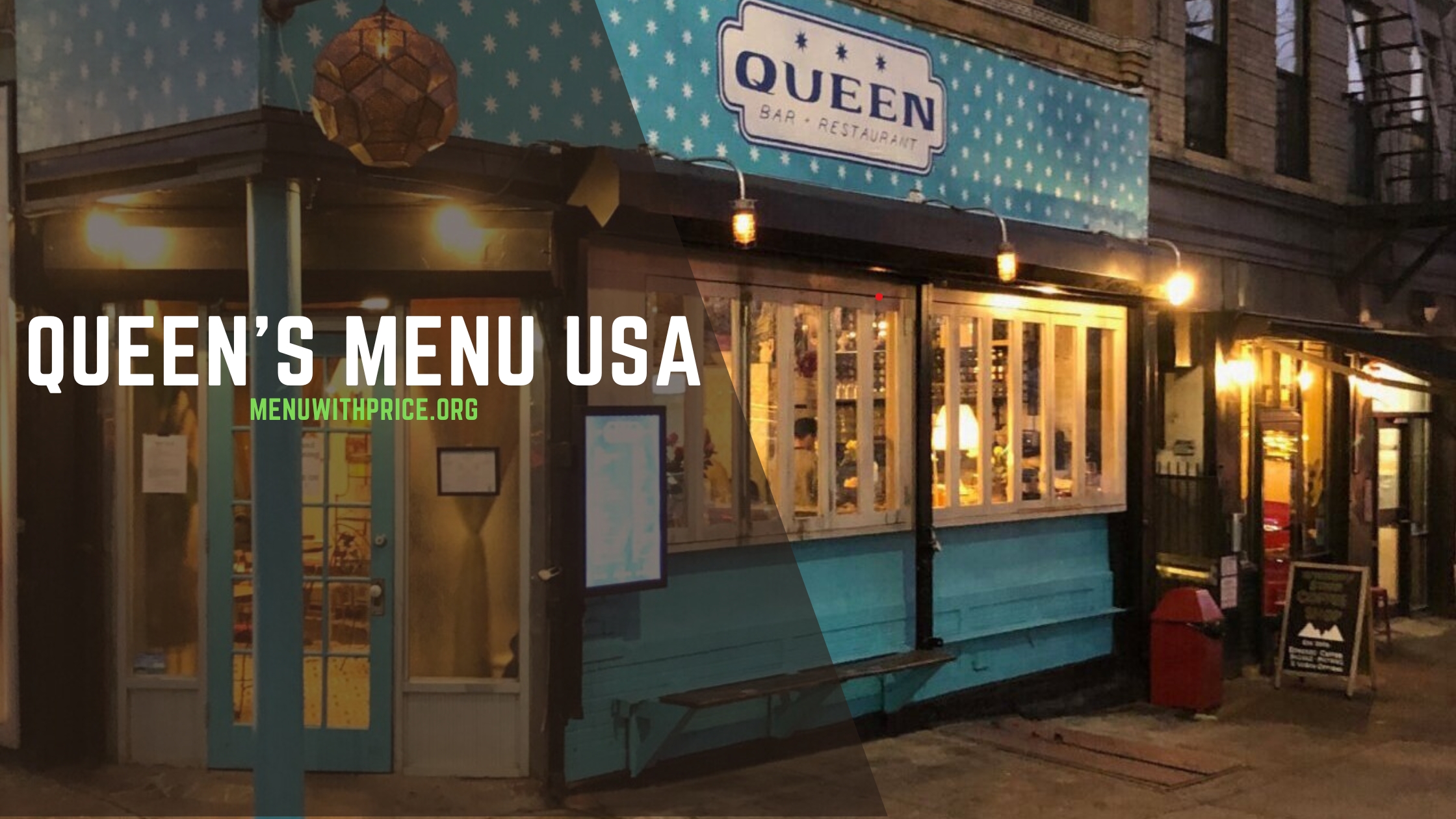 QUEEN'S MENU USA