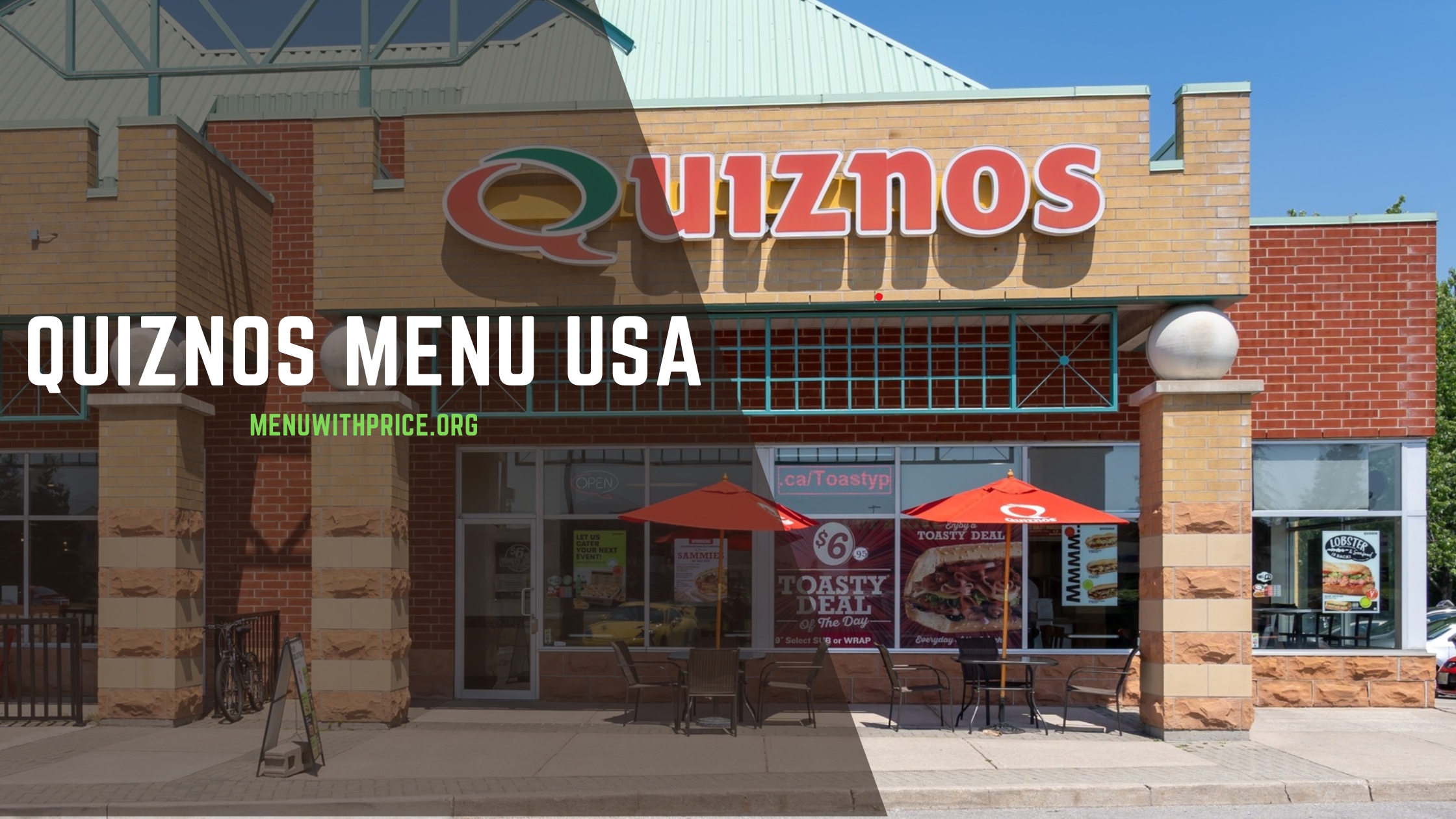 QUIZNOS MENU USA