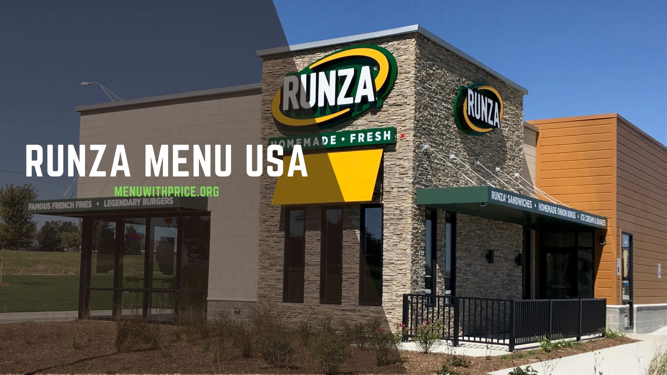 RUNZA MENU USA