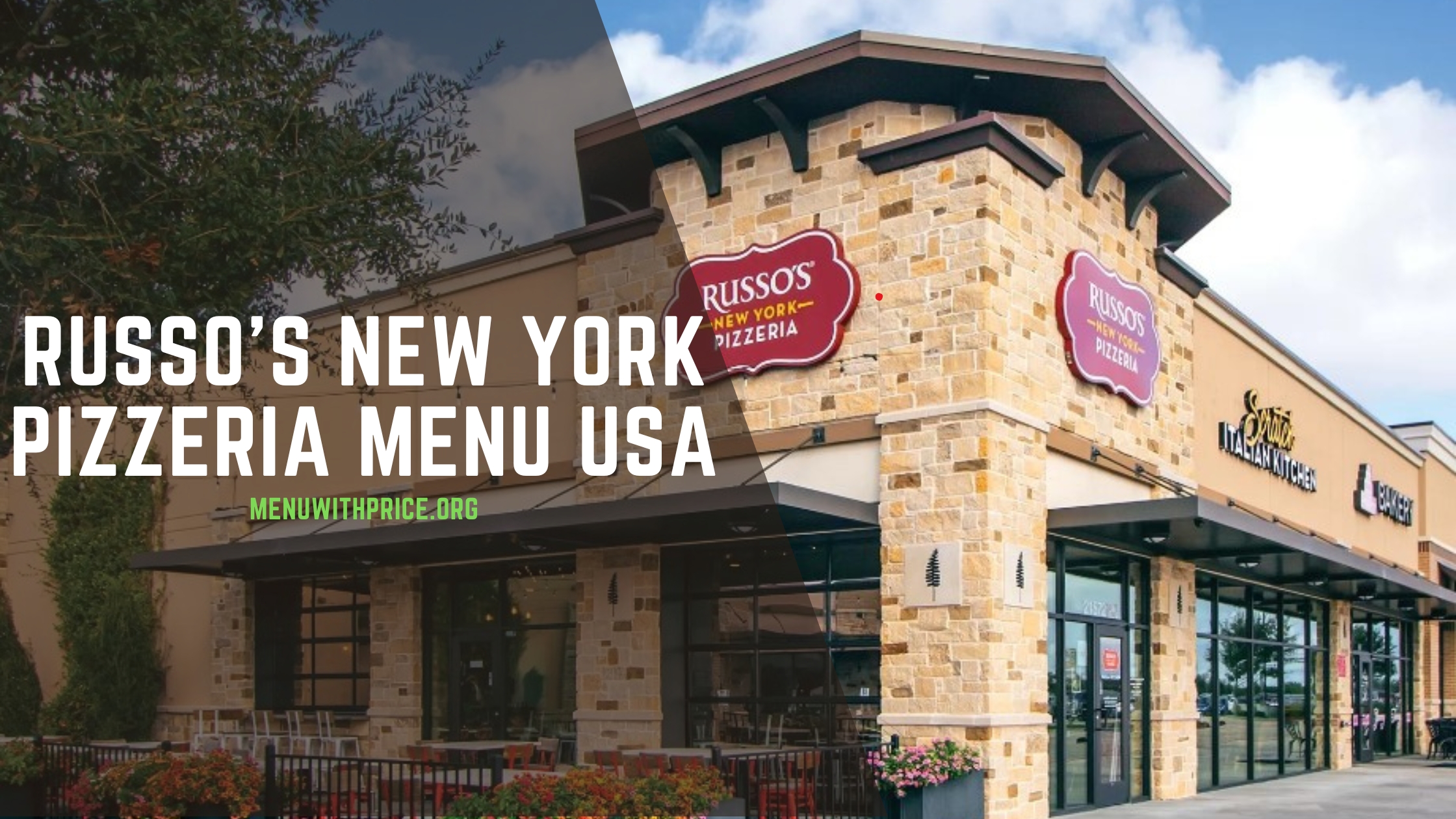 RUSSO'S NEW YORK PIZZERIA MENU USA