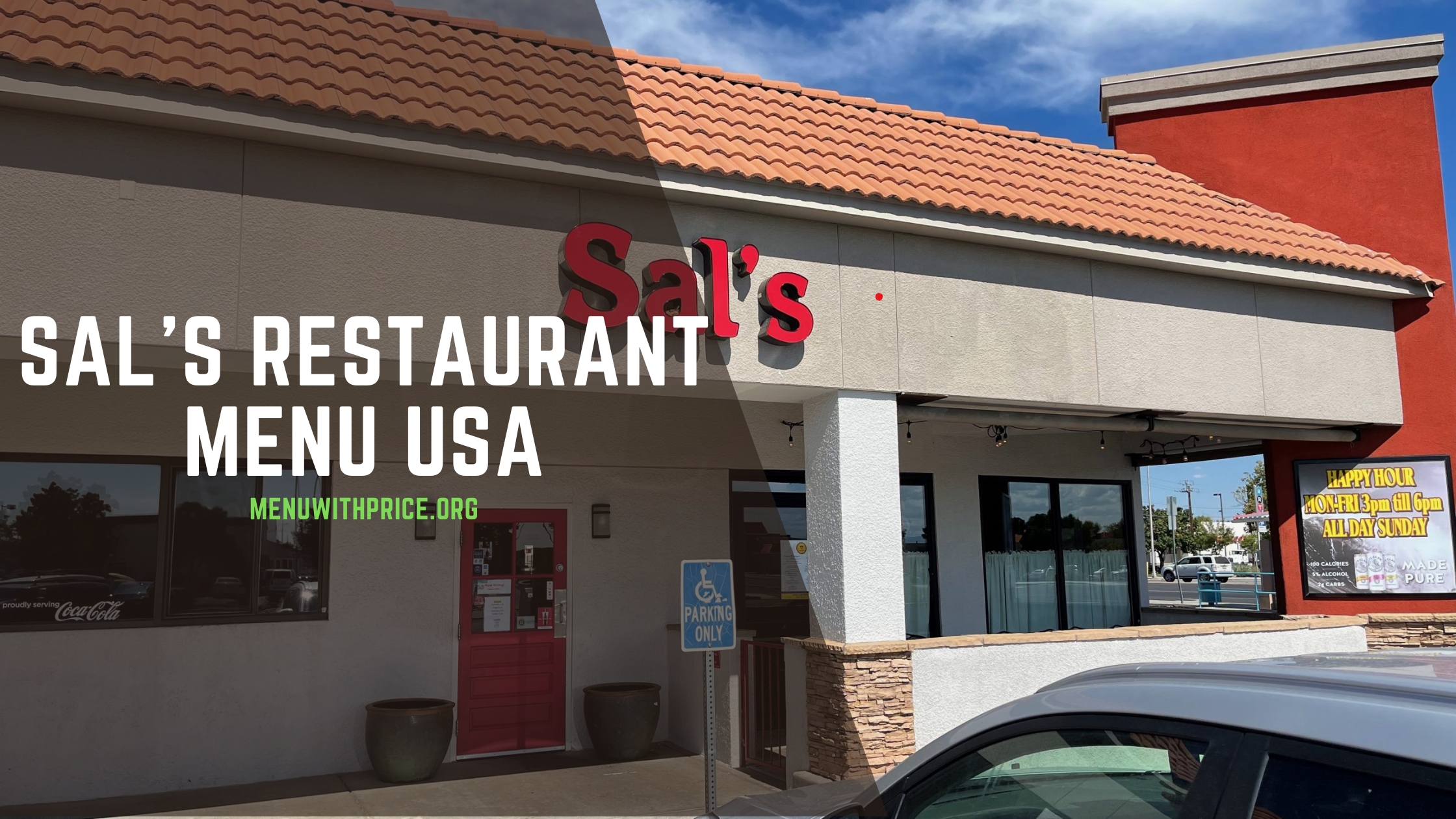 SAL'S RESTAURANT MENU USA