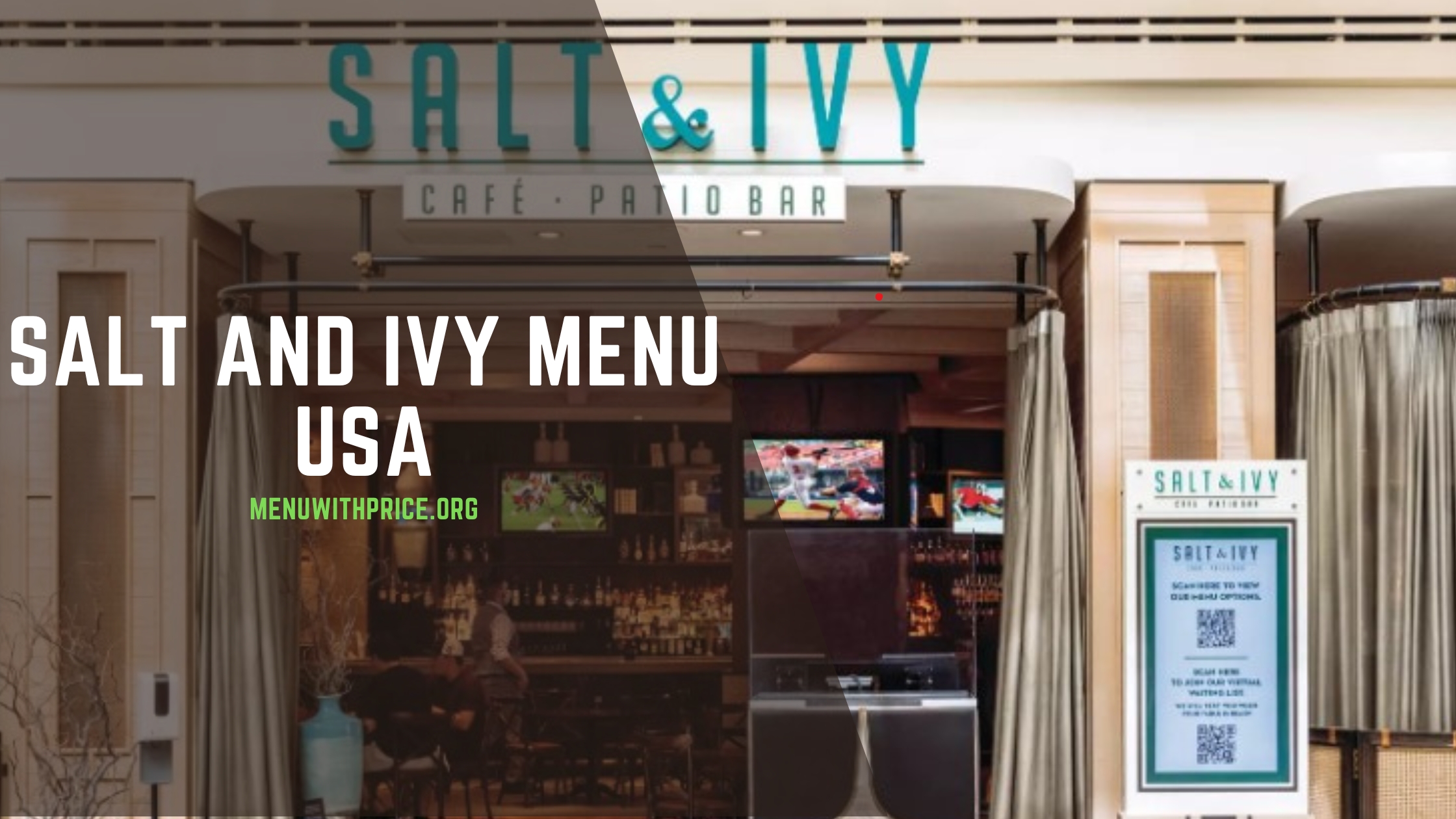 SALT AND IVY MENU USA