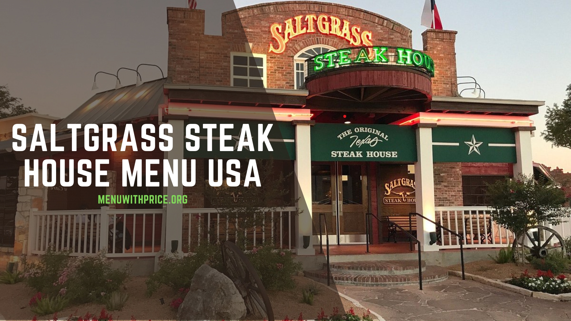 SALTGRASS STEAK HOUSE MENU USA