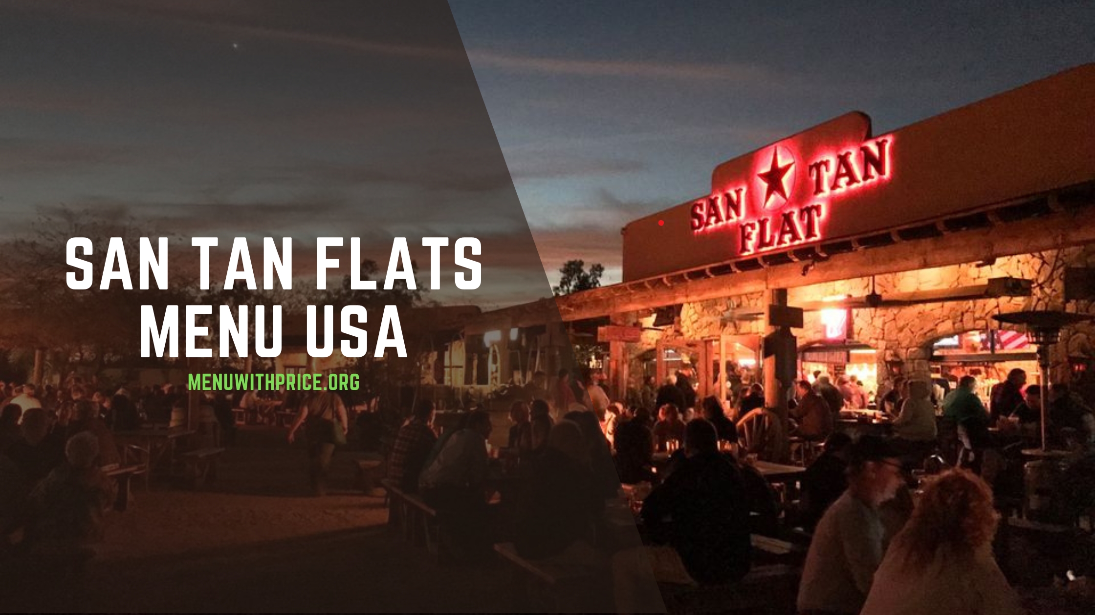 SAN TAN FLATS MENU USA