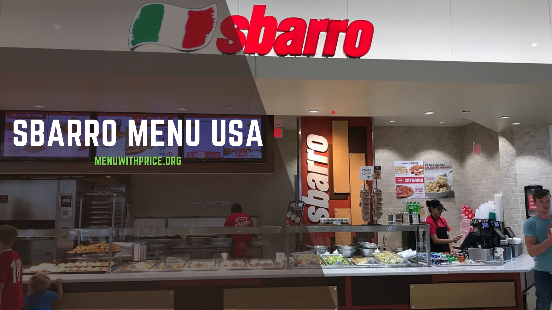 SBARRO MENU USA