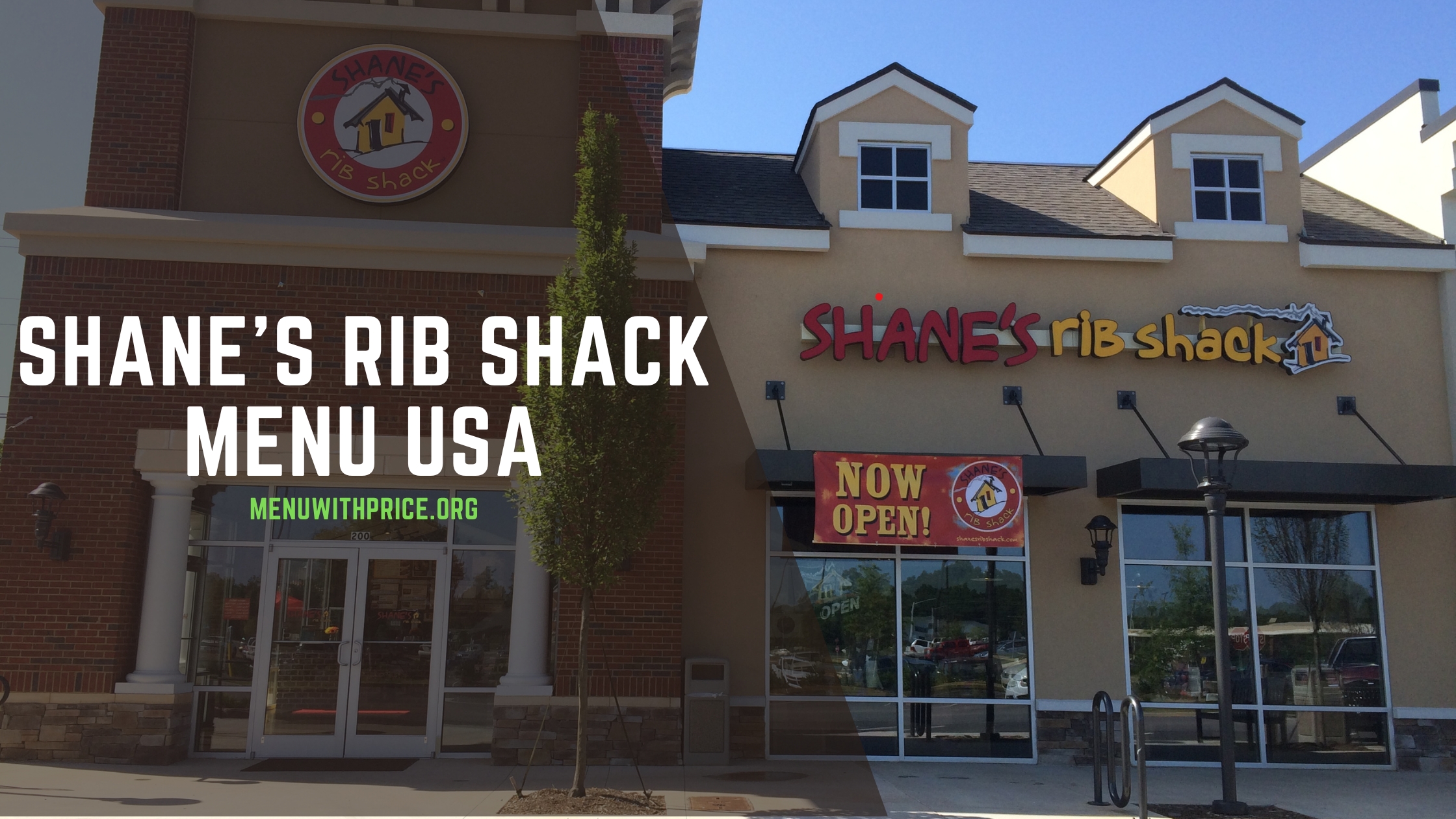 SHANE'S RIB SHACK MENU USA