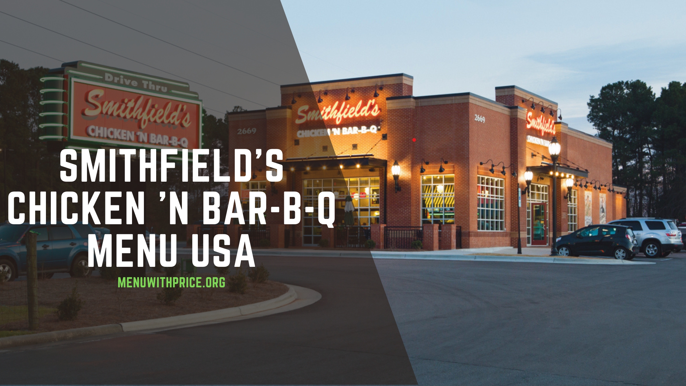 SMITHFIELD'S CHICKEN 'N BAR-B-Q MENU USA