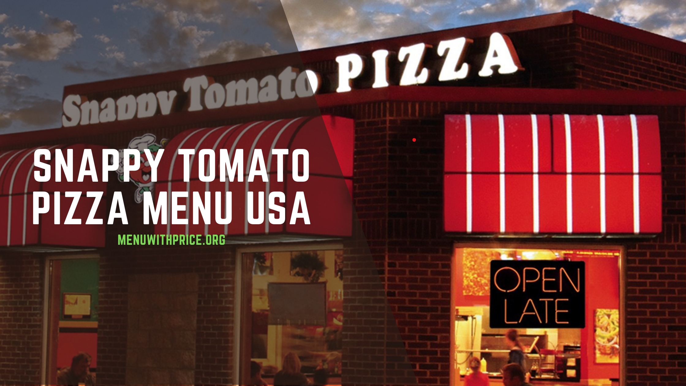 SNAPPY TOMATO PIZZA MENU USA