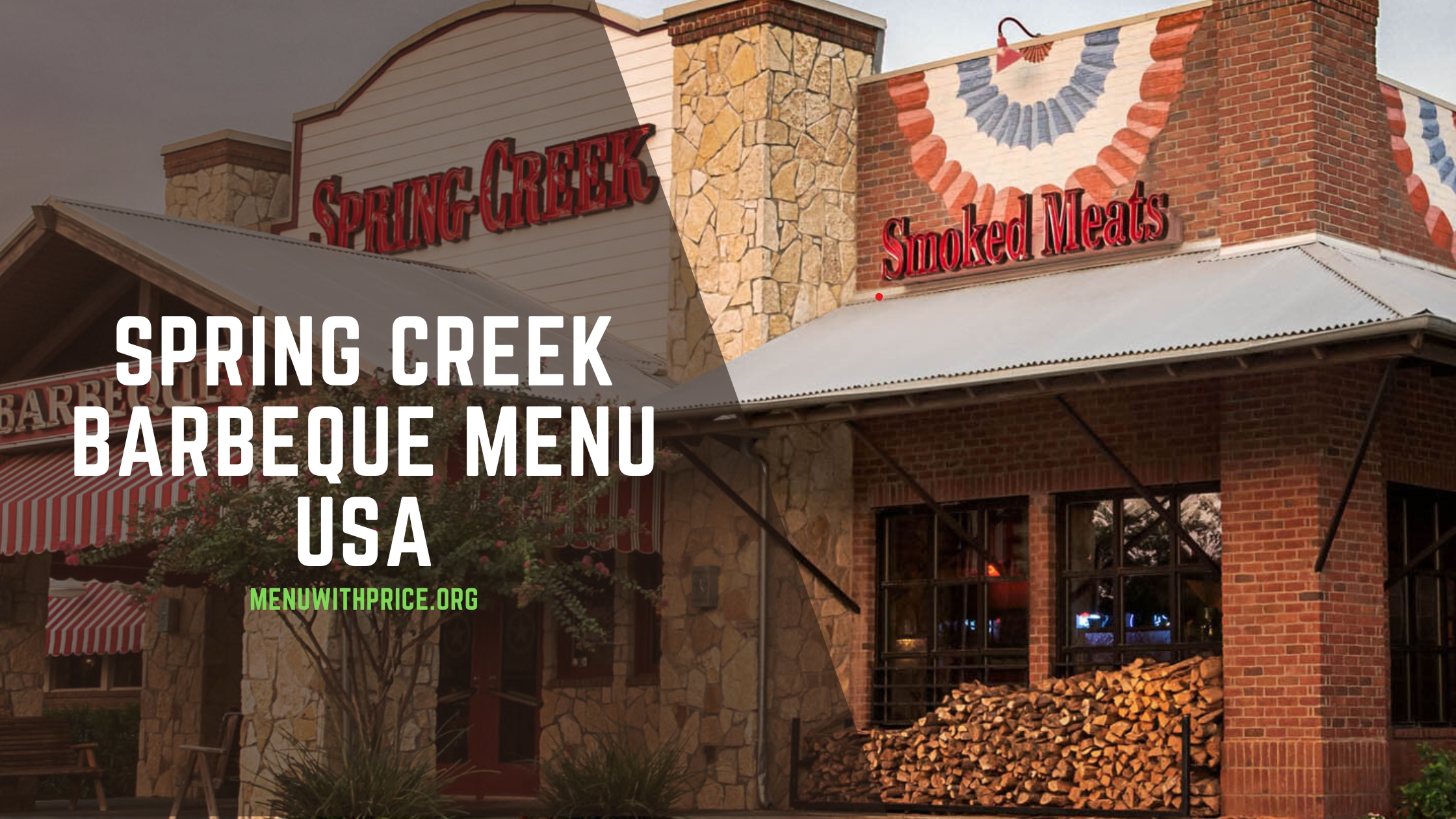 SPRING CREEK BARBEQUE MENU USA