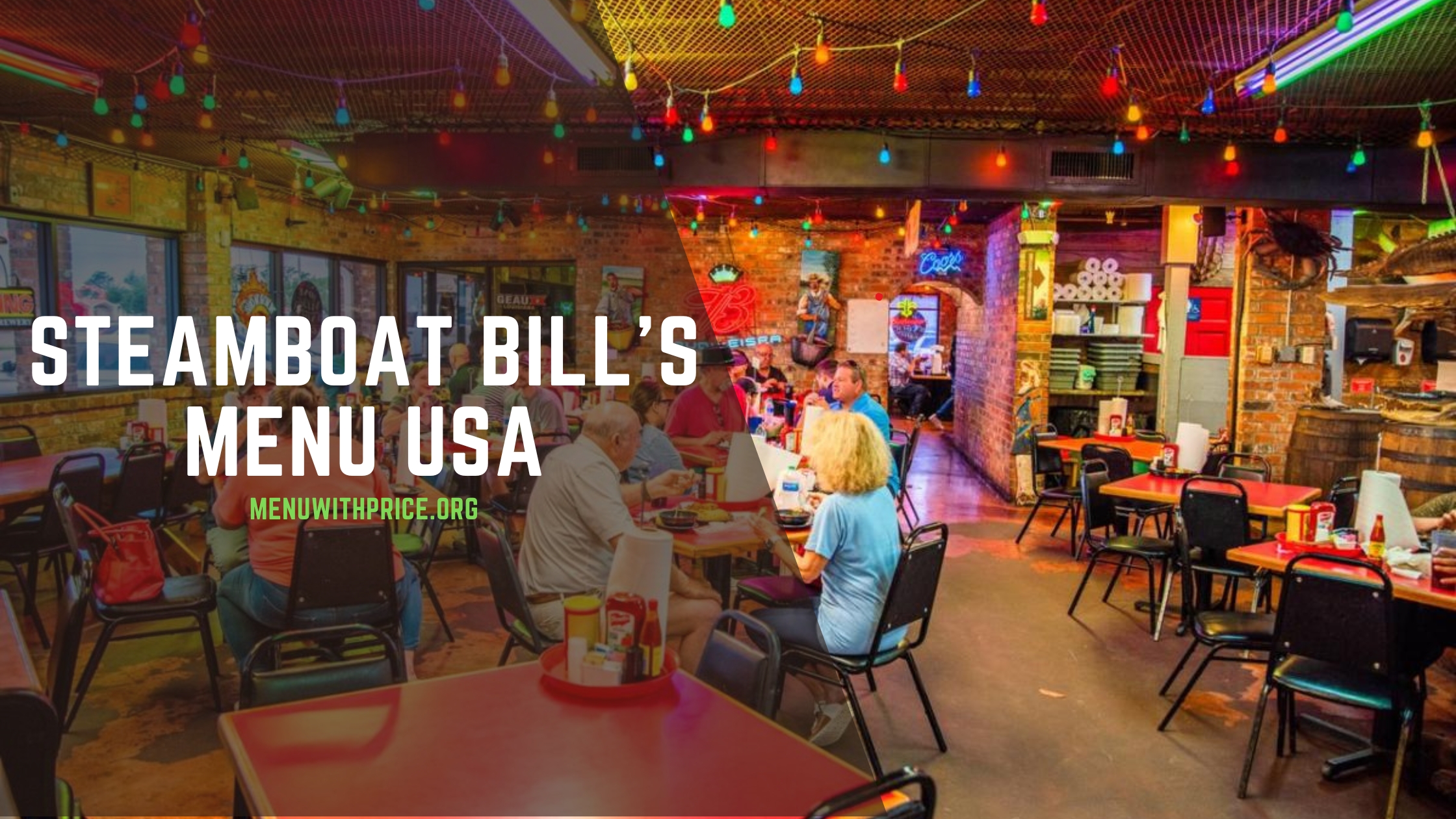 STEAMBOAT BILL'S MENU USA